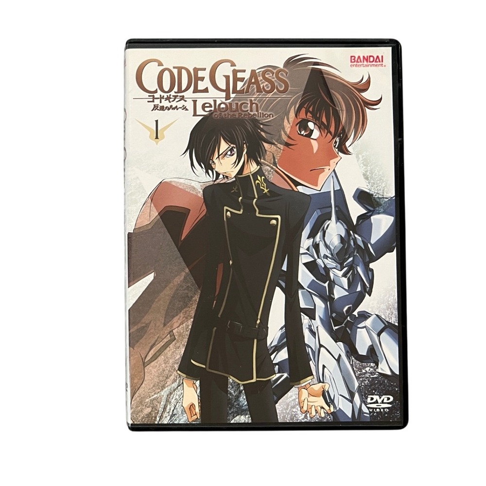 Code Geass Lelouch of the Rebellion Vol 1 DVD Bandai Anime Episodes 1-5